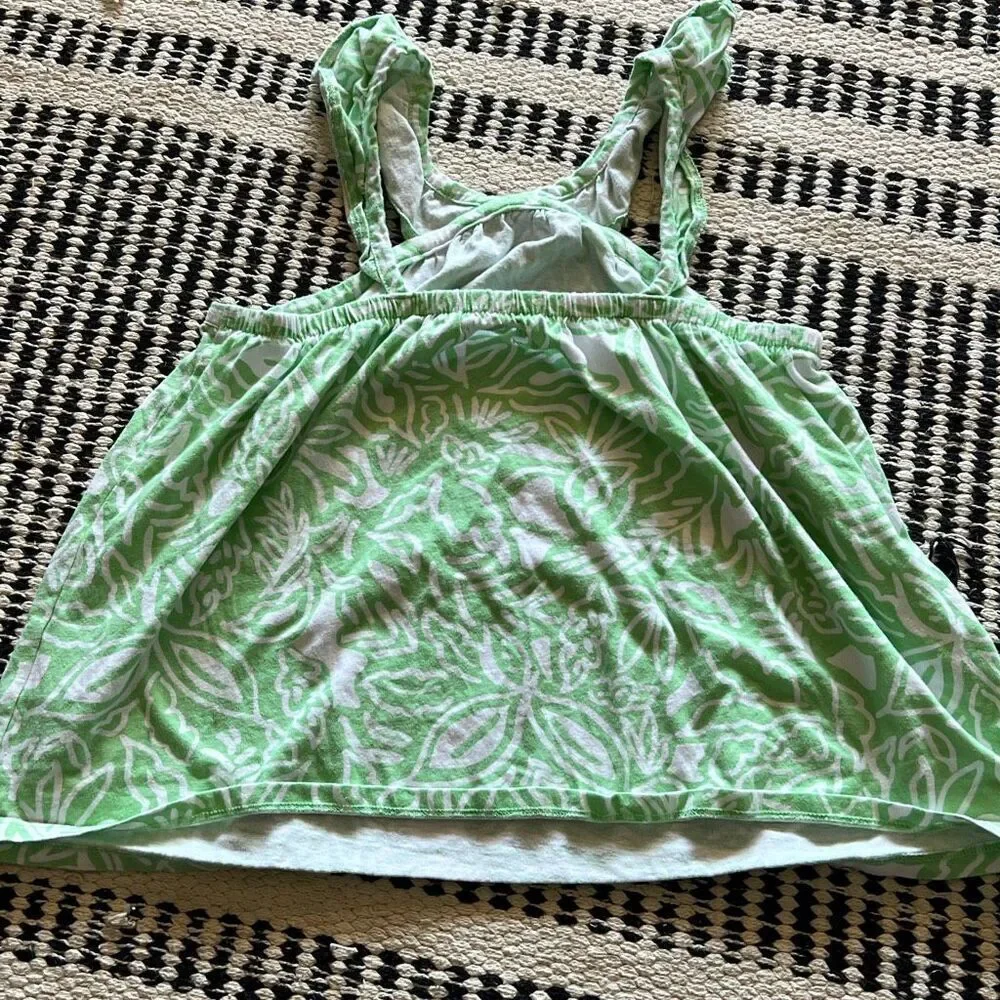 Carters size 8 Green & white girls blouse